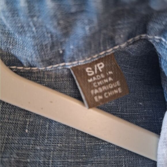 Tommy Bahama Womens Coastal Boho Linen Shirt Button Up Country Beachy Small P - Picture 3 of 10